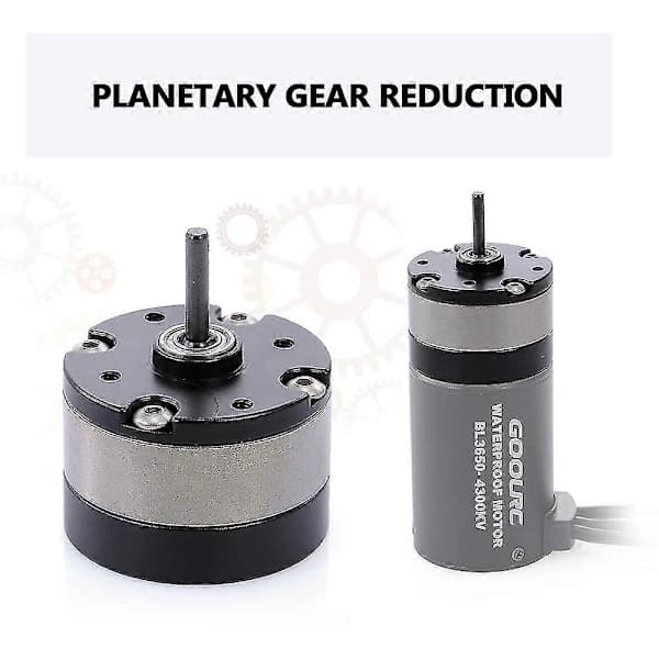 1/3 Planetgearreduktion Til 540 Motor Rc Bil Metalgearkasse