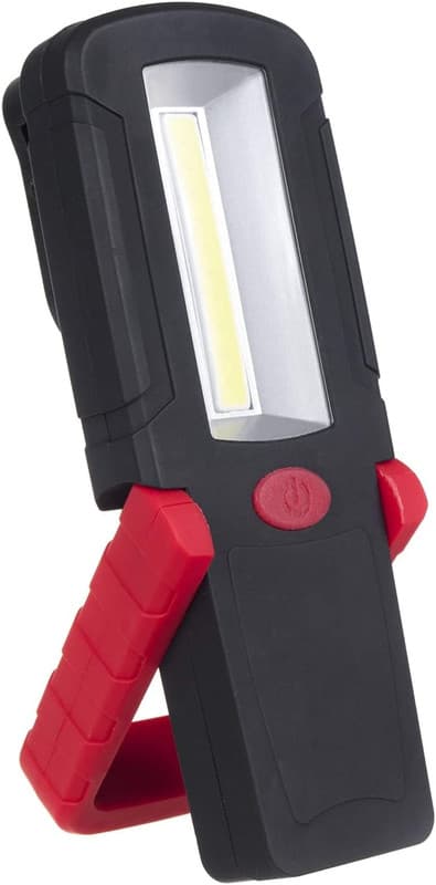 Portable Rechargeable Craft LED Lamp, 3W, Black/Red