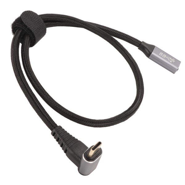 USB C 3.1 hane till hona-kabel PD100W Snabbladdning 10Gbps 4K vid 60Hz USB C-laddningskabel för Steam Deck-spelkonsoler 50cm/19,7in