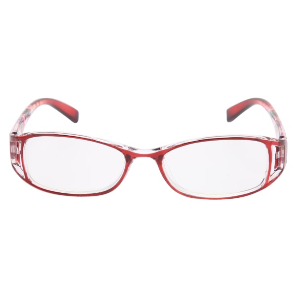 Lesebriller for eldre høyoppløsningsblått lysblokkerende presbyopiske briller for kvinner Rød(+300 )