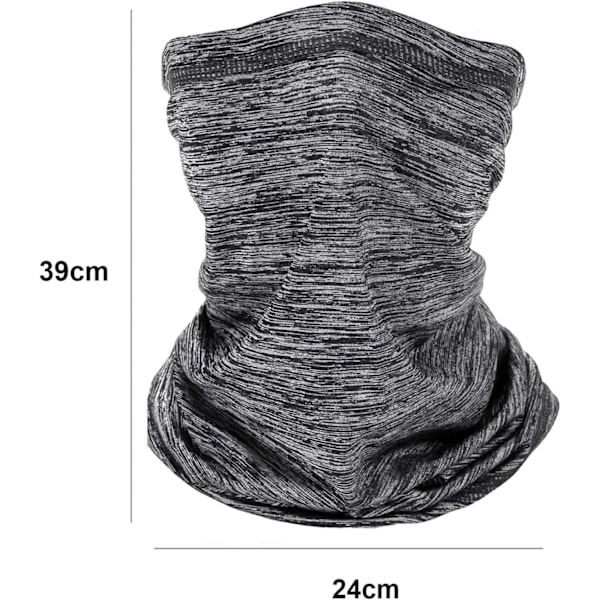 Unisex Elastisk Halsvärmare, Tubformad Nackskydd Snabbtorkande Solskydd