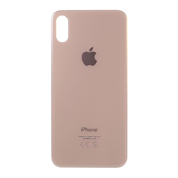 För iPhone XS 5.8 tum Glas Baksida Batterilucka (EU-version) {FW} Guld—PA