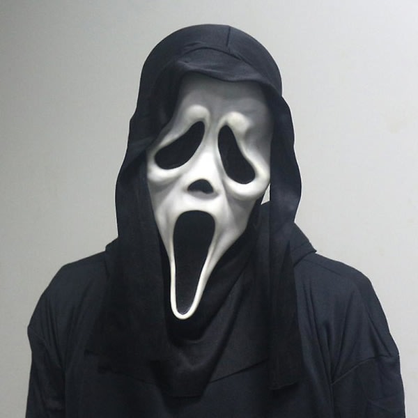 Halloween Mask Demon Screaming Ghostface Mask Rolig Death Mask Skräck Skull Mask