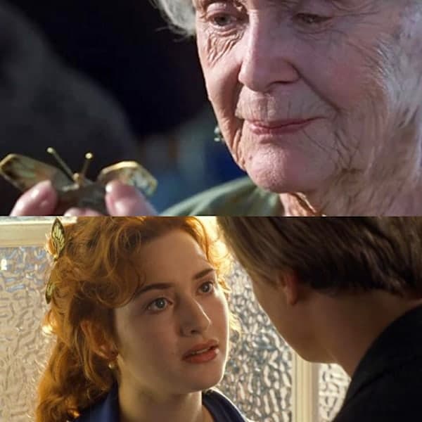 Titanic Rose Hårkam Hårspänne