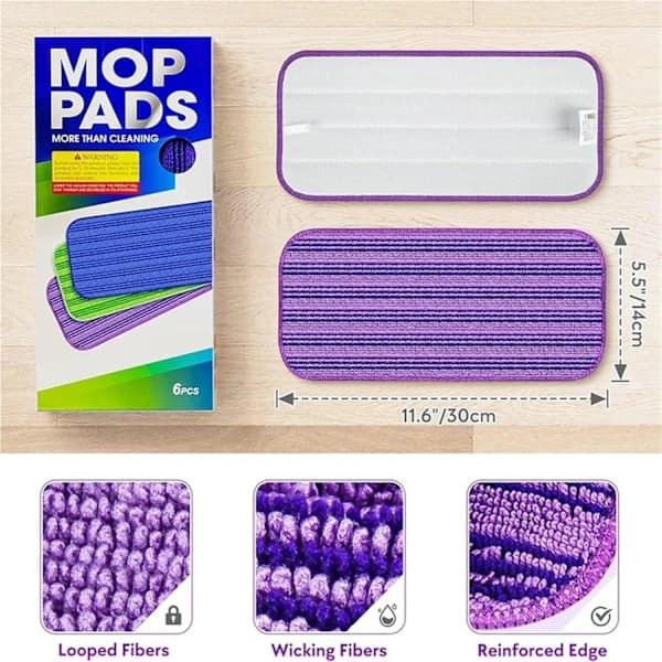 Swiffer og Wet Jet Moppepuder, 6-pak