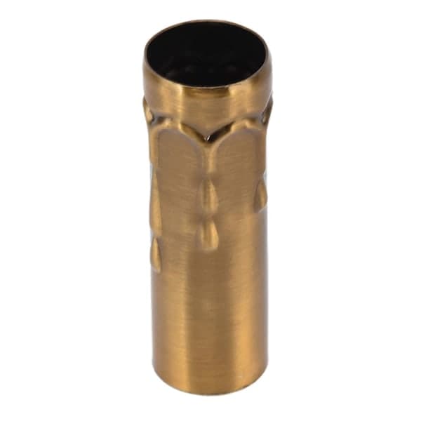 10 st E14 Metallrör för Ljuslampfot Lampbas Belysningstillbehör 25x80mm