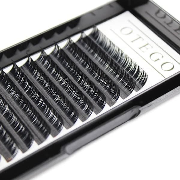 Flatlashes - D 0.15, 7-16mm Musta