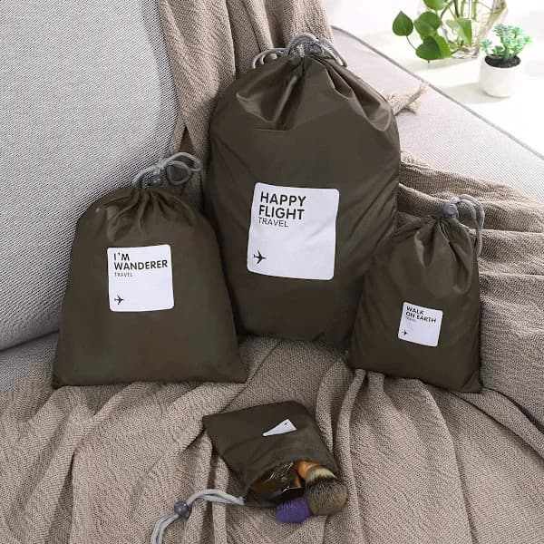 Organizer Bag 8 Pcs Zipper Pouch Organizer