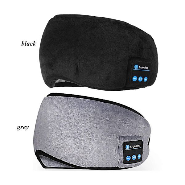 Langaton Bluetooth-stereonauhakkuiset kuulokkeet, unimaski, harmaa
