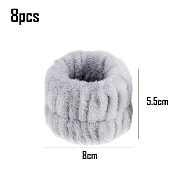 Håndleddsbånd Scrunchies for å vaske ansikt absorberende håndledd
