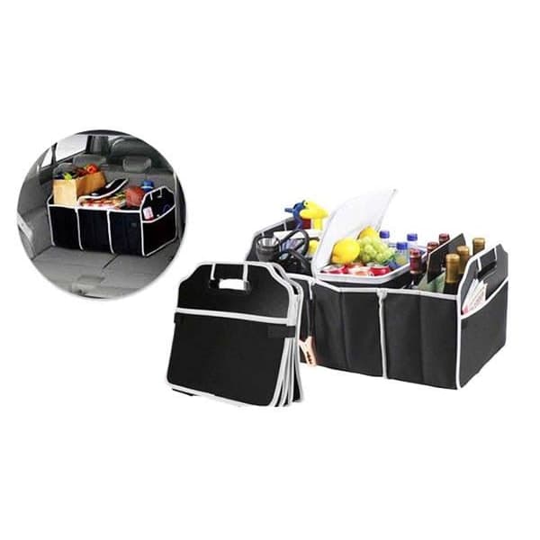 Oppbevaring / Sammenleggbar Organizer til Bil - Camping Organizer Svart
