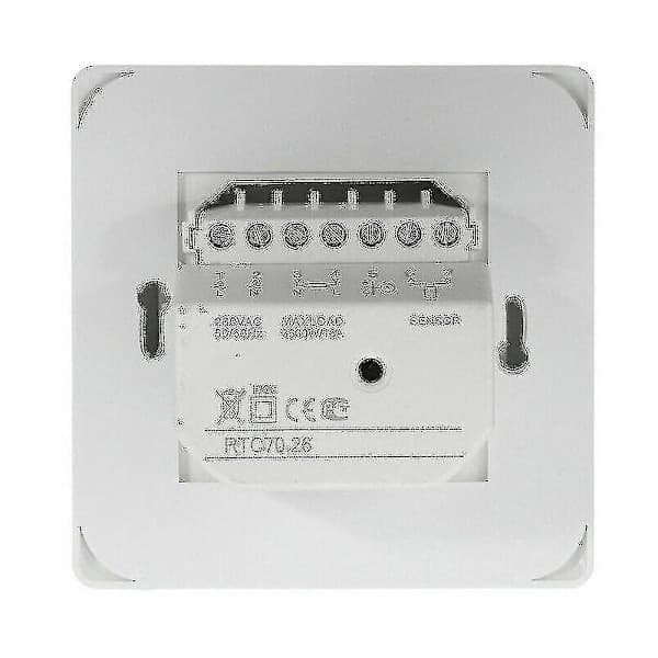 Elektrisk gulvvarmetermostat Temperaturreguleringsbryter + Sensorledning