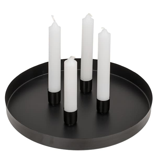 Magnetisk Ljusstake / Ljusbricka / Ljusfat - 25 cm multifärg