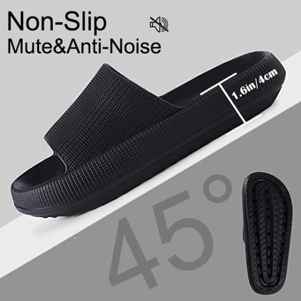 Dame Tykke Platform Sky Slippers grå 42-43_paris grå 42-43