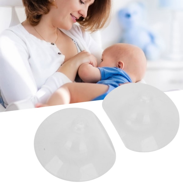 2stk brystvorteskjold silikon brystvortebeskytter baby mating amming brystvorteskjold