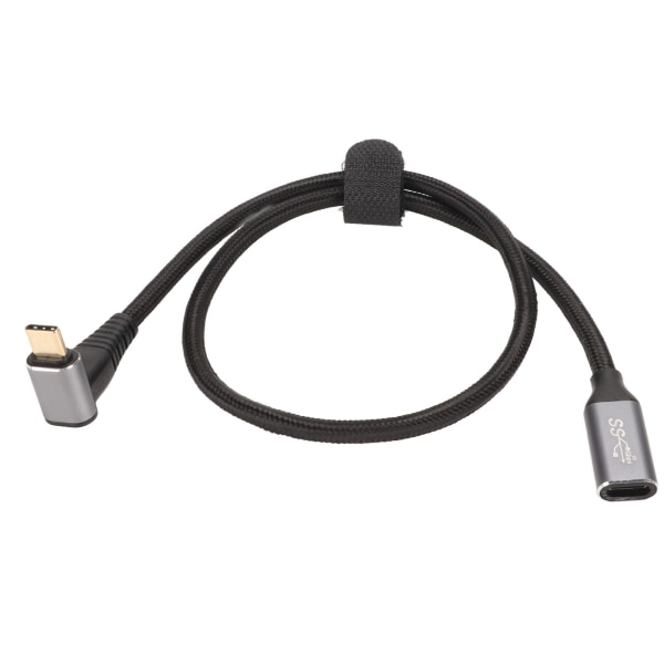 USB C 3.1 hann-til-hun-kabel PD100W Hurtiglading 10Gbps 4K ved 60Hz USB C-ladekabel for Steam Deck-spillkonsoller 50cm/19.7in
