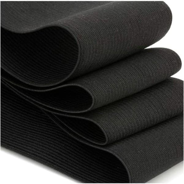 5m svart resårband - 4cm elastiskt band