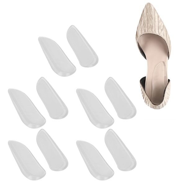 5 paria kengän kantapäätyynyn set ortoottiset geelisuojakupit O XType säärenkorjaus
