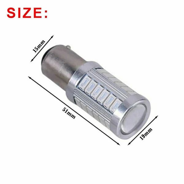 LED-lamper, 660lm, Rød Brems Stopp Baklys, 4-pakning