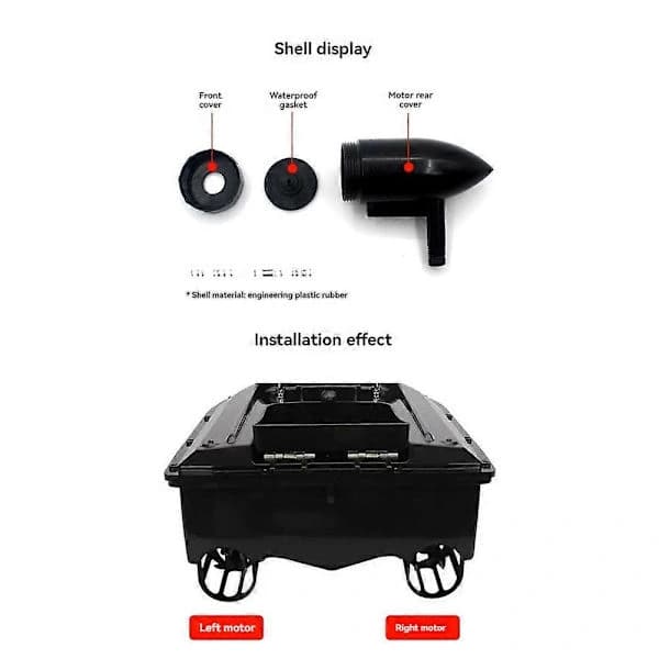 Bådagn DIY Modificeret Kit til Flytec 2011-5 Fiske Bådagn