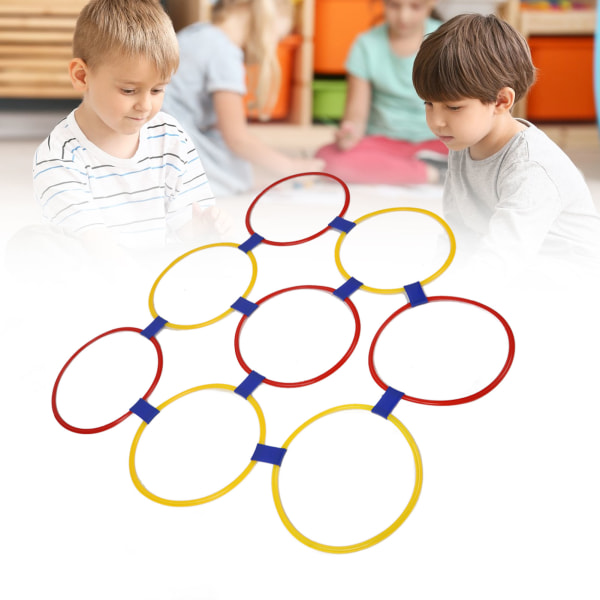 10 STK Børnetræningsbøjler Hopscotch-spilringe til sansetræning Fysisk kondition Dia 37 cm / 14.6in