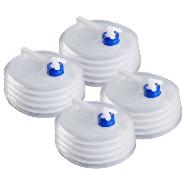 Vattendunk Plastdunk Vattentank Behållare Hopfällbar 1080 4-Pack