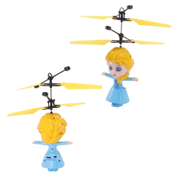 Induktion Flying Quadcopter Dolls Princess RC Flying Ball Drone Legetøj Interactive RC Fly Aircraft til drenge piger