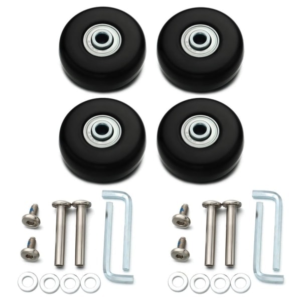 Matkalaukun osat Akselit Matkatavaran pyörät 75MM*24MM4PCS 4PCS(75mm*24mm,4kpl)