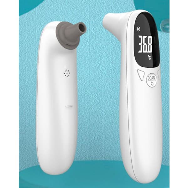 GrouopM Hushålls örontermometer kontaktfri termometer infraröd termometer batteritermometer