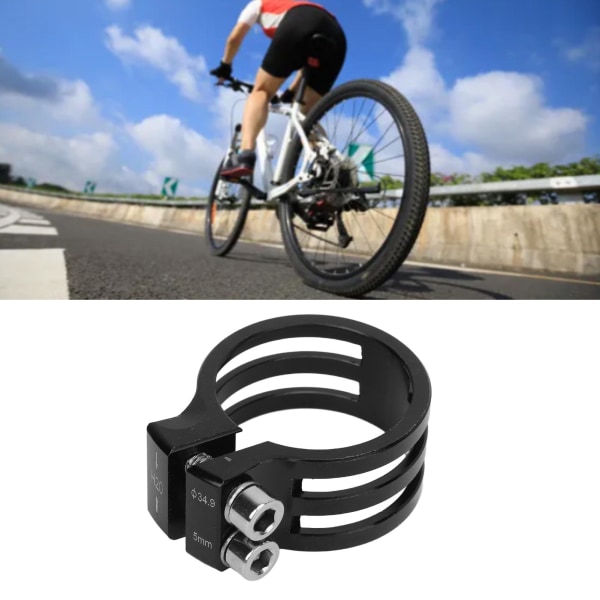 Cykelstolpklemme aluminiumslegering Quick Release 34,9 mm Carbon Fiber cykelsædeklemme til MTB Bike Road Bike