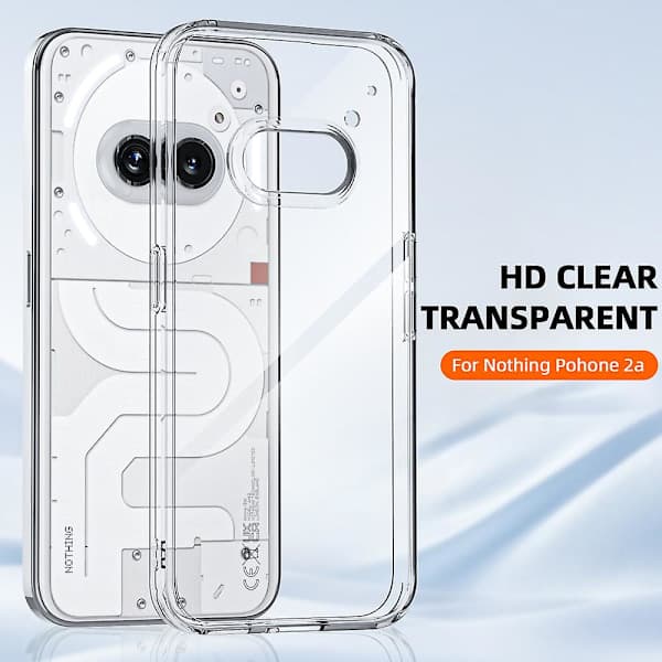 Tydelig TPU-deksel for Nothing Phone (2a) - Støtsikkert, Slim Fit Design