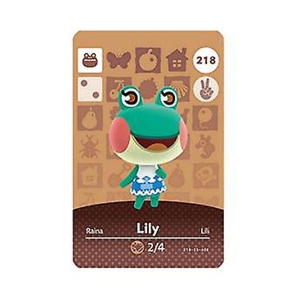 Nfc-spelkort för djurpassning, yhteensopiva Wii U - 218 Lily