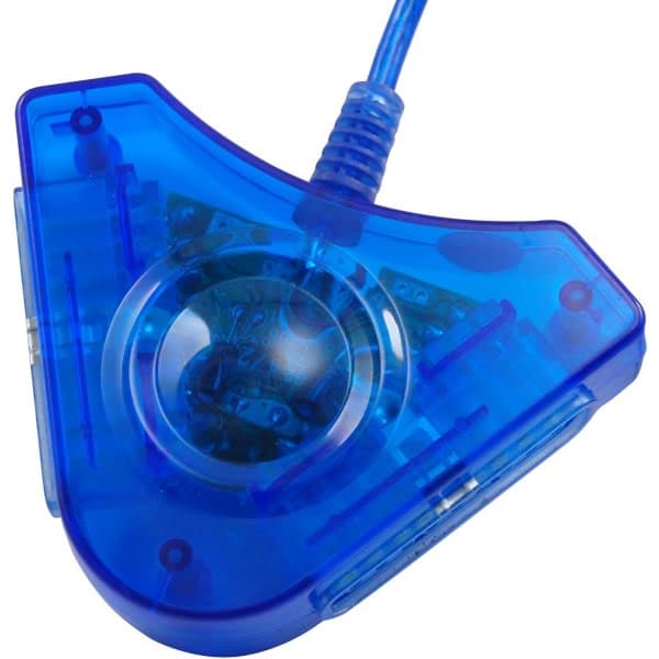 Galaxy 2-Port PS2 til PS3 USB-spilcontrollerkonverter