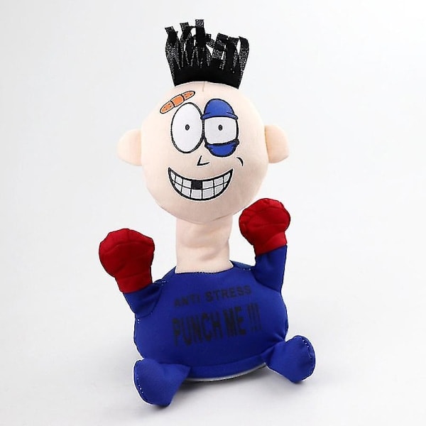 Paris_Kreativ Hauska Sähköinen Pehmolelu Punch Me Doll Hauskoja Tunteita Stressinlievitys