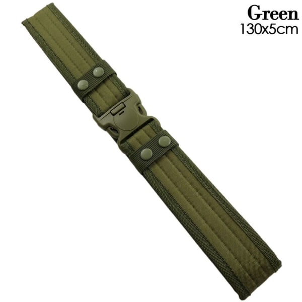Combat Belts Tactical Belt GRØN 130X5CM Grøn 130x5cm Green 130x5cm