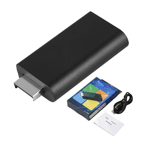 för PS2 till HD Multimedia Interface Converter Adapter Plug and Play Sound Video Converter med USB kabel