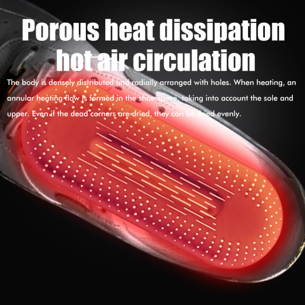 Husholdningsskotørker Skovarmertørker 360 graders temperatur Surroundtørking Deodorisering