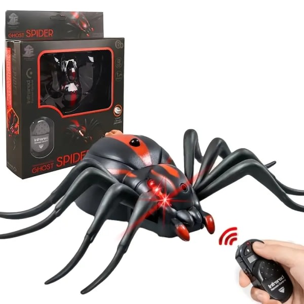 Halloween cool høj simulering djurspindel barns trådløsa fjernkontrol leksak realistisk simulering