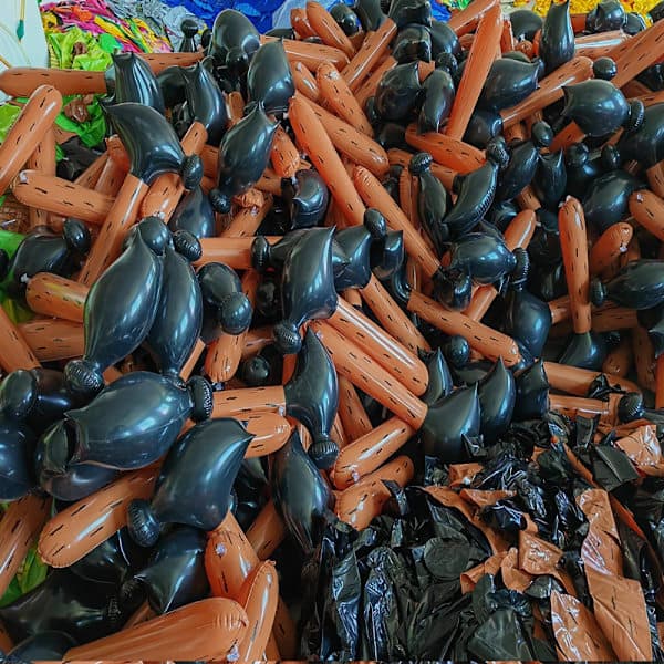 2 ST Express Hammare Uppblåsbar Hammare Lufthammare 56cm och 78cm