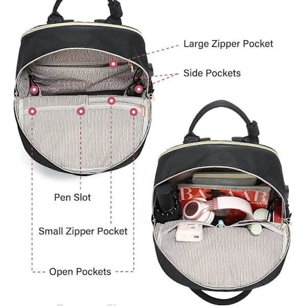 Paris Backpack, Laptop Backpack School Backpack