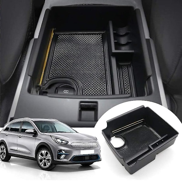 Opbevaringsboks til midterkonsollens armlæn i bil til Kia E-niro 2019 2020 2021
