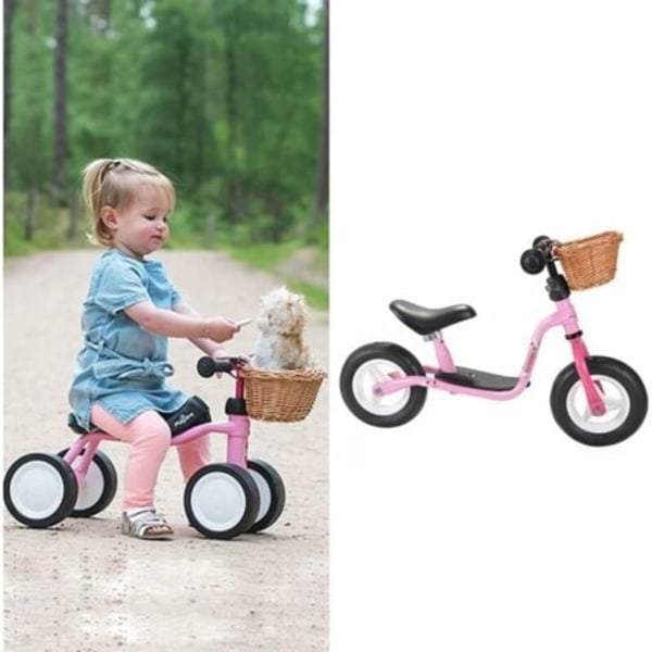 Traditionel cykelkurv i flet med læderremme - medium--.pa