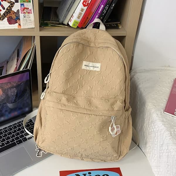 Studerende skoletaske Rygsæk KHAKI khaki
