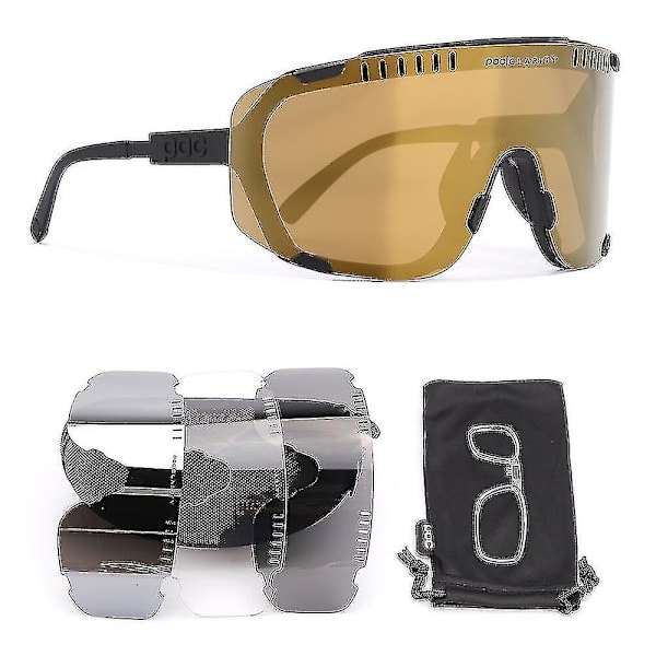 2023 Nye POC Devour Cykelbriller Mtb Uv400 Sport Cykelbriller Briller Cykel Mountainbike Briller Mænd Kvinder Cykelbriller C2