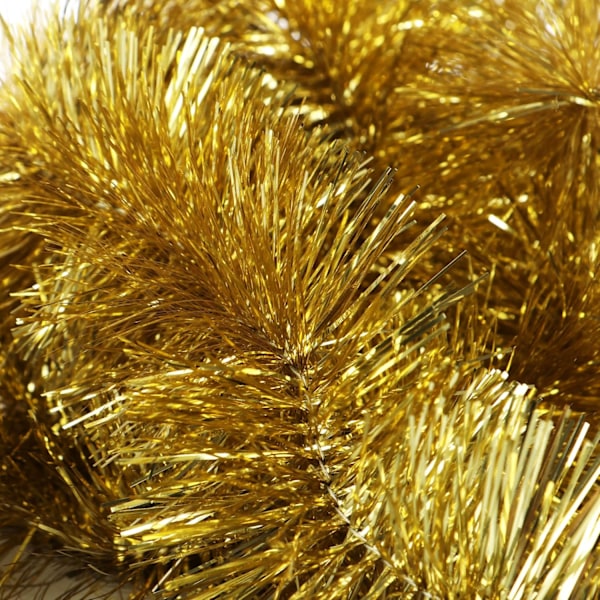3 stk. Julekrans - Gran Girland til perfekt juledekoration - Juledekoration - 230 cm - Guld