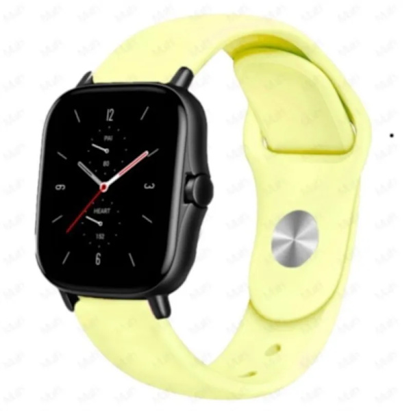 Kello Amazfit GTS/GTR-4-3-2-2e-Mini-Pro/stratos Sportarmband Amazfit bip-US-3-Pro-Lite 20mm 22mm rannekkeelle Mellow keltainen 35