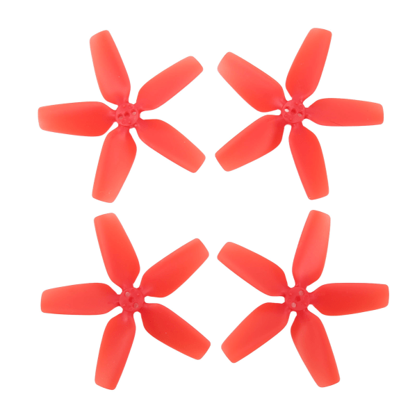 4 stk Dronepropeller Plast Lettvekt Høy stabilitet Lys farge for Avata propeller med skruskrutrekker Rød