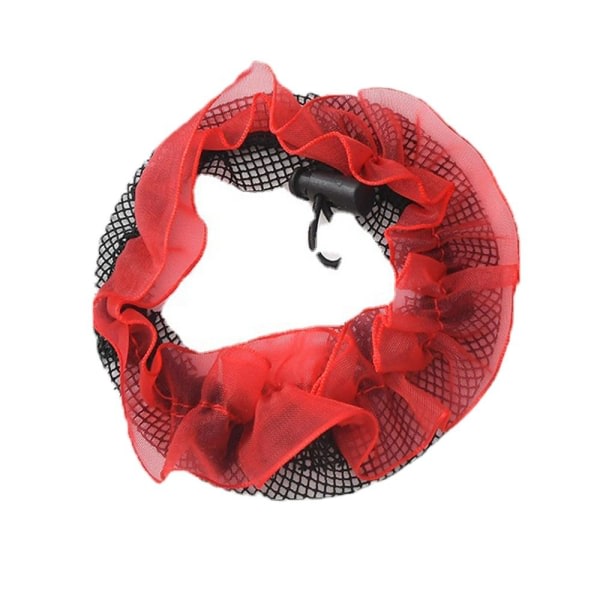 Nuttura Hair Nets mesh kiristysnyörillä COVER Punainen Red