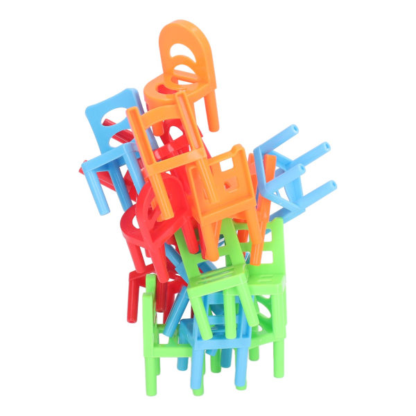 18 kpl lasten pinoavia tuoleja peli Perhe Hauska interaktiivinen tasapainotustuolilelu lautapeli lomajuhliin