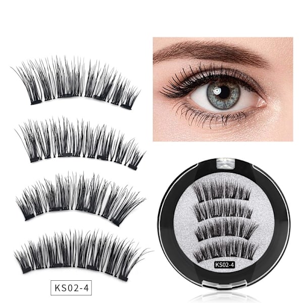 Magnetic Eyelashes with Applicator model 1